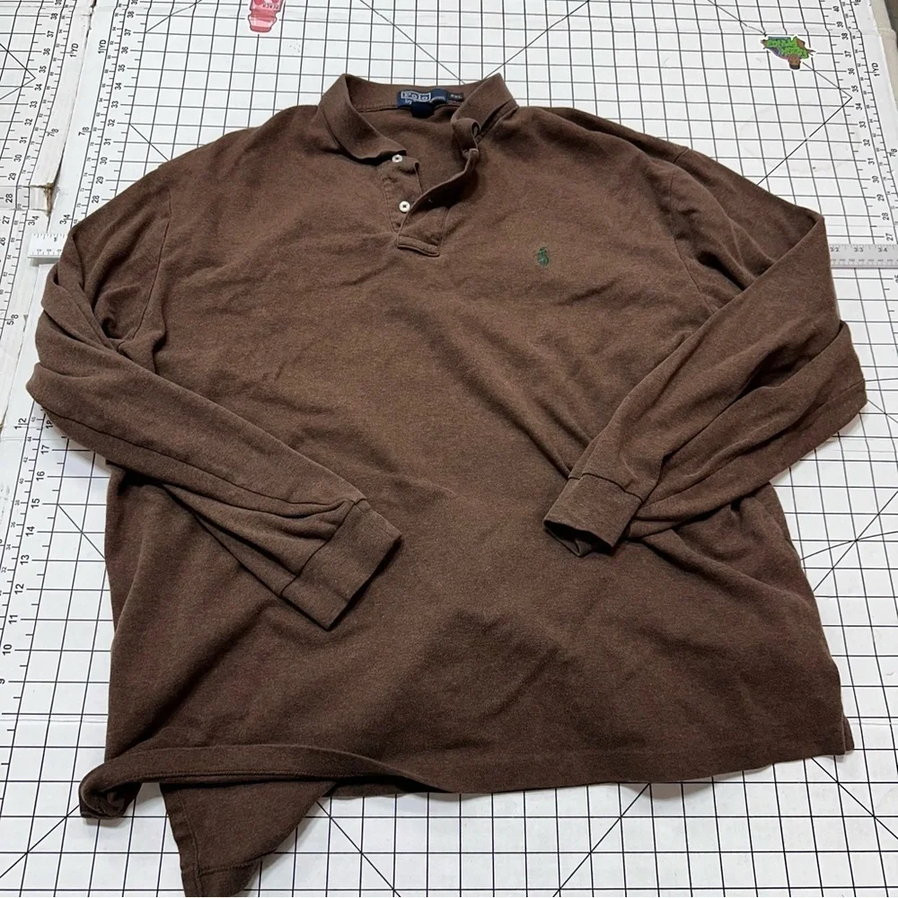 Polo Ralph Lauren sz XXL long sleeve polo A36